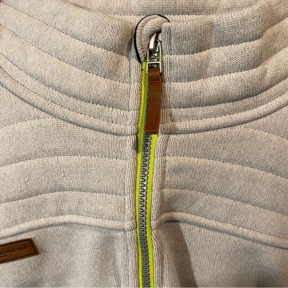 Obermeyer Gray Quarter Zip Pull Over Heritage Col… - image 4
